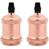 lempų laikikliai 2 vnt Rose Gold E27