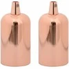 lempų laikikliai 2 vnt Rose Gold E27