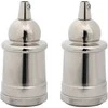 lempų laikikliai 2 vnt Satin Nickel E27