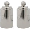 lempų laikikliai 2 vnt Satin Nickel E27