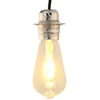lempų laikikliai 2 vnt Satin Nickel E27