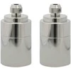 lempų laikikliai 2 vnt Satin Nickel E27
