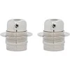 lempų laikikliai 2 vnt Satin Nickel E27