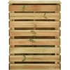 Lentų sodo kompostavimo dėžė 2 pcs Žalia 110 x 58 x 113 cm