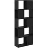 TV spintelių komplektas Juoda 60 x 24 x 156 cm Apdirbta mediena