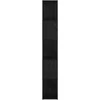 TV spintelių komplektas Juoda 60 x 24 x 156 cm Apdirbta mediena