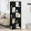 TV spintelių komplektas Juoda 60 x 24 x 156 cm Apdirbta mediena