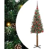 Lieknas Kalėdų eglutė Žalia 150 cm PVC ir kietasis pušų medis