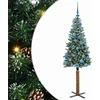 Lieknas Kalėdų eglutė Žalia 150 cm PVC ir kietasis pušų medis