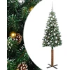 Lieknas Kalėdų eglutė Žalia 150 cm PVC ir kietasis pušų medis