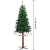 Lieknas Kalėdų eglutė Žalia 150 cm PVC ir kietasis pušų medis