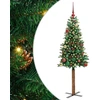 Lieknas Kalėdų eglutė Žalia 150 cm PVC ir kietasis pušų medis