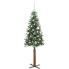 Lieknas Kalėdų eglutė Žalia 150 cm PVC ir kietasis pušų medis