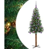 Lieknas Kalėdų eglutė Žalia 150 cm PVC ir kietasis pušų medis