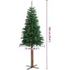 Lieknas Kalėdų eglutė Žalia 180 cm PVC ir kietasis pušų medis