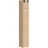 Oppbevaringsskap 2 pcs Amatininkų ąžuolas 30 x 42,5 x 225 cm