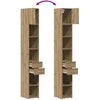 Oppbevaringsskap 2 pcs Amatininkų ąžuolas 30 x 42,5 x 225 cm
