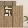 Oppbevaringsskap 3 pcs Amatininkų ąžuolas 30 x 42,5 x 225 cm