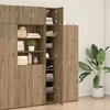 Oppbevaringsskap 3 pcs Amatininkų ąžuolas 30 x 42,5 x 225 cm