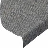Lipnūs laiptų kilimėliai, 20vnt., pilki, 65x22,5x3,5cm