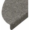 Lipnūs laiptų kilimėliai, 20vnt., pilki, 56x17x3cm
