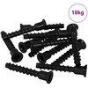 Lizdas su dangteliu varžtas 3072 vnt. Juoda 7 x 40 mm Geležis