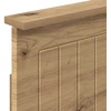 Lova Bed Frame with Storage and Headboard Artisan Oak 180 x 200 cm