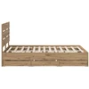 Lova Bed Frame with Storage and Headboard Artisan Oak 160 x 200 cm