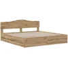 Lova Bed Frame with Storage and Headboard Artisan Oak 180 x 200 cm