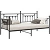 Lova Dienos lovos rėmas Juoda 107 x 203 cm Plienas