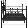 Lova Dienos lovos rėmas Juoda 90 x 190 cm Plienas