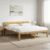 Lova Dviejų lovų rėmas su galvūgaliu ROSTOCK Balta 200 x 200 cm