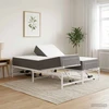 Lova Elektrinis reguliuojamas lovos rėmas Balta 150 x 200 cm Plienas
