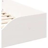 Lova Lovos rėmas Balta 100 x 220 cm Kietos pušies mediena