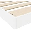 Lova Grindų lovos rėmas Balta 71,5 x 190 cm Apdirbta mediena