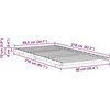 Lova Lovos rėmas Balta 90 x 210 cm Kietos pušies mediena