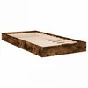 Lova Grindų lovos rėmas Dūminio ąžuolo 80 x 200 cm Apdirbta mediena