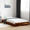 Lova Grindų lovos rėmas Dūminio ąžuolo 80 x 210 cm Apdirbta mediena