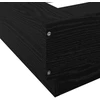 Lova Grindų lovos rėmas Juodojo ąžuolo 80 x 210 cm Apdirbta mediena