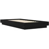 Lova Grindų lovos rėmas Juodojo ąžuolo 80 x 210 cm Apdirbta mediena