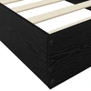 Lova Grindų lovos rėmas Juodojo ąžuolo 80 x 200 cm Apdirbta mediena