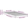 Lova Lovos rėmas Vaško ruda 100 x 210 cm Kietos pušies mediena