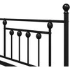 Lova Dienos lovos rėmas Juoda 90 x 200 cm Plienas