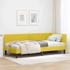 Lova Kampinė lovos konstrukcija Geltona 90 cm x 190 cm Aksomas