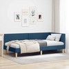 Lova Kampinė lovos konstrukcija su galvūgalio Mėlyna 90 cm x 190 cm
