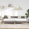 Lova Kampinė lovos konstrukcija Taupe 100 x 200 cm audinys