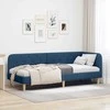 Lova Kampinė lovos konstrukcija Mėlyna 80 x 200 cm audinys