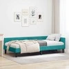 Lova Kampinė lovos konstrukcija Turkio 90 cm x 190 cm Aksomas