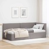 Lova Kampinė lovos konstrukcija Tortora 90 x 200 cm audinys