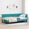 Lova Kampinė lovos konstrukcija Turkio 100 cm x 200 cm Aksomas